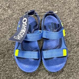 OshKosh B'gosh Kids Blue and Neon Sandals